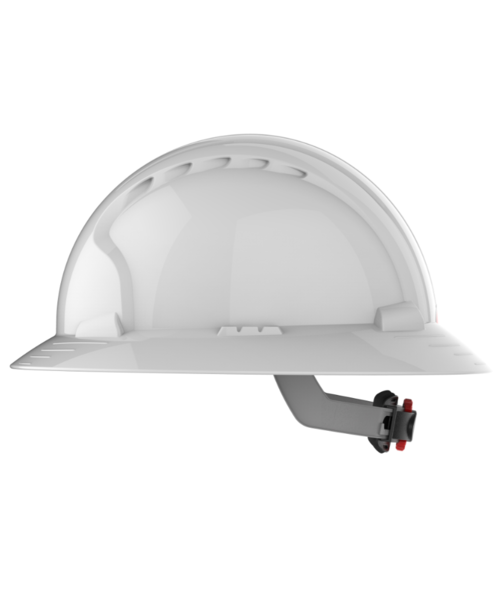 JSP  Casque de sécurité EVO®6100 avec bouton rotatif, visière intégrale - blanc
