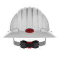 JSP  Casque de sécurité EVO®6100 avec bouton rotatif, visière intégrale - blanc