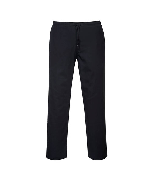 Portwest Pantalon avec cordon de serrage, noir