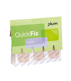 PLUM Quickfix Elastic pleister 25x72 mm/ 6x45 st