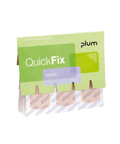 Plum PLUM Quickfix Elastic pleister 25x72 mm/ 6x45 st (navulling)