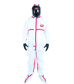 Coverall Weecover Max 1 Integral CAT. III SMS Type 5/6, wit