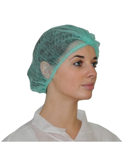 Medicom Clip Cap PP, 50 cm, 12 g/m², double élastique, sachet en polyéthylène de 1 000 pièces