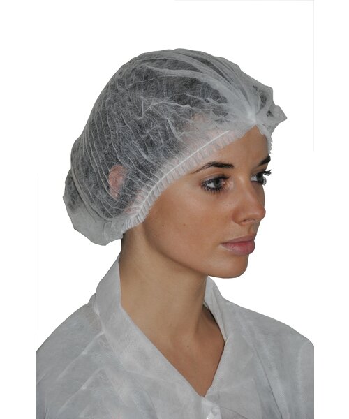 Medicom Clip Cap PP, 12 g/m², 50 cm, élastique simple, sachet en polyéthylène