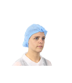 Clip Cap SMS 14g/m², 53cm, dubbele elastiek, polybag