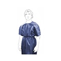 Medicom Blouse de laboratoire PP bleu foncé OPAQUE