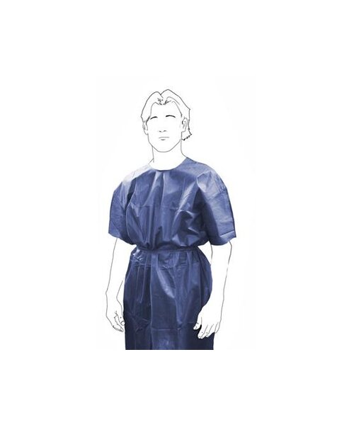 Medicom Blouse de laboratoire PP bleu foncé OPAQUE