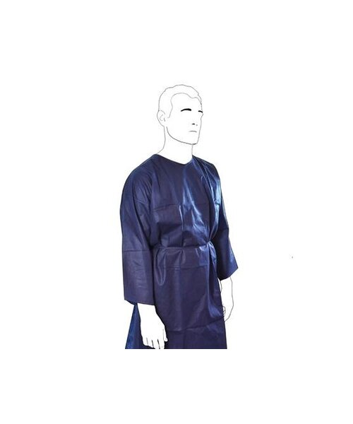 Medicom Blouse de laboratoire PP bleu foncé OPAQUE