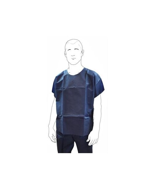 Medicom Pantalon et tunique PP SMS 48 g/m² bleu foncé, 60 pièces