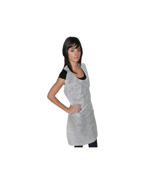 Medicom Tablier hygiénique PP Classic - 45 g/m² - 110 x 70 cm - Blanc