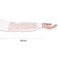 HygoStar Manchettes avec poignets SMS - 45 x 20 cm - blanc