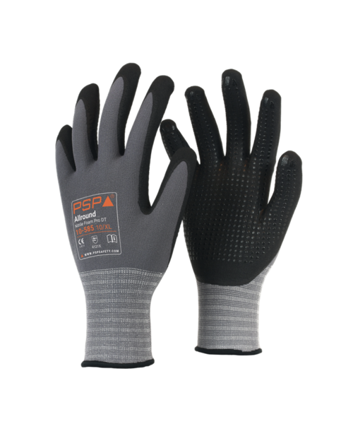 PSP 10-585 Gants de travail polyvalents en mousse nitrile Pro DT