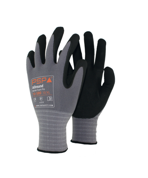 PSP 10-580 Allround Nitrile Foam Pro TS, noir/gris