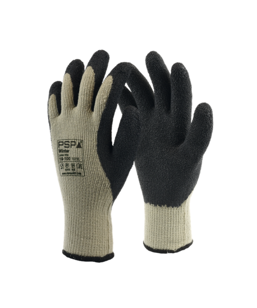 PSP 18-100 Gants de travail Winter Latex Grip