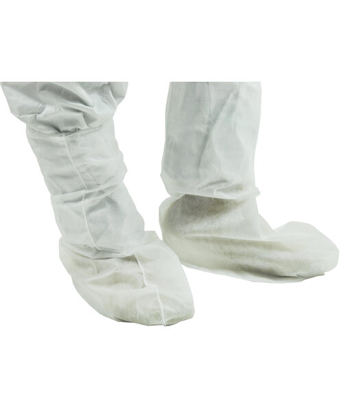 Medicom Couvre-chaussures « Safe Feet Vitals », 100 % PP, blanc, L, haut