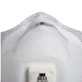 3M Masque anti-poussière 3M™ (8833) FFP3 avec valve