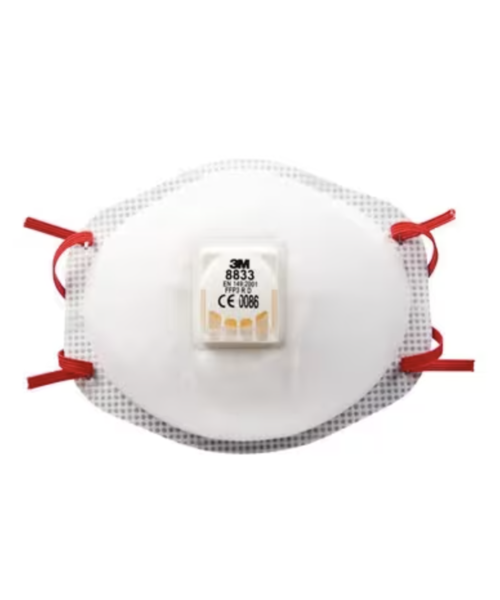 3M Masque anti-poussière 3M™ (8833) FFP3 avec valve