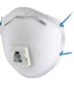 Masque anti-poussière 3M™ (8322) FFP2 avec valve