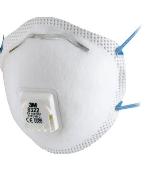 3M Masque anti-poussière 3M™ (8322) FFP2 avec valve