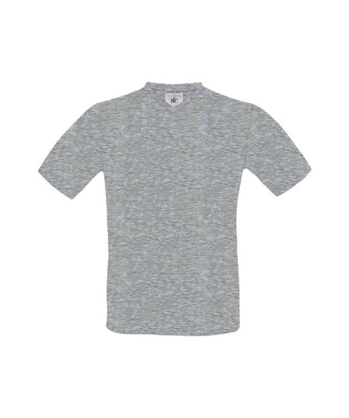B&C collection  T-shirt B&C Exact à col en V et manches courtes