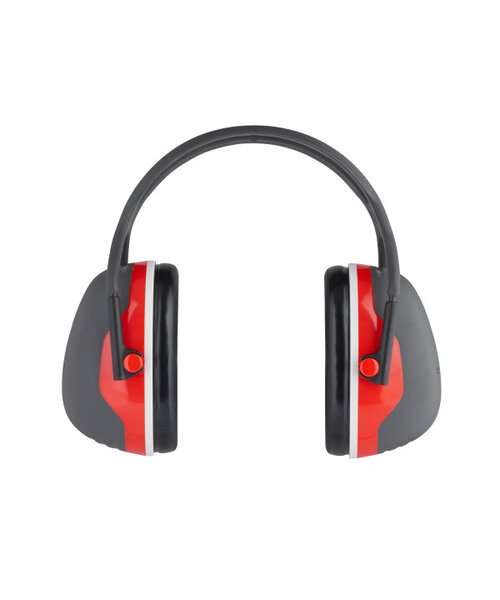3M 3M™ PELTOR X3 gehoorkap met hoofdband, rood - 33 dB