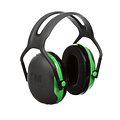 3M 3M™ PELTOR X1 gehoorkap met hoofdband, groen - 27 dB