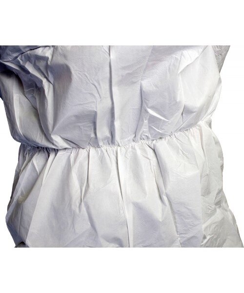 Chemsplash Combinaison jetable Eka 55 type 5B/6B laminée avec élastiques, blanche