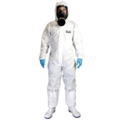 Chemsplash Combinaison jetable Eka 55 type 5B/6B laminée avec élastiques, blanche