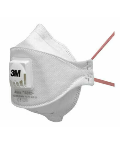 3M Masque anti-poussière 9332+, FFP3 avec valve, emballé individuellement