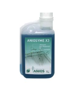 Aniosyme X3, produit nettoyant et désinfectant, 1 litre