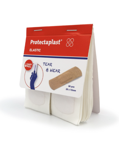 Protectaplast Protectaplast, pansement élastique résistant à l'usure, 25 x 72 mm, 36 pièces
