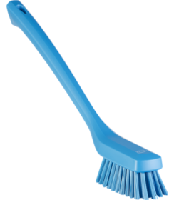 VIKAN brosse à main dure et étroite avec manche de 420 mm