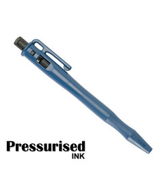 Detecteerbare pen met 'pressurised' inkt, retractable