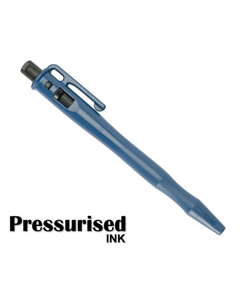 Retreeva  Stylo détectable à encre pressurisée, rétractable, avec clip de poche et boucle pour cordon