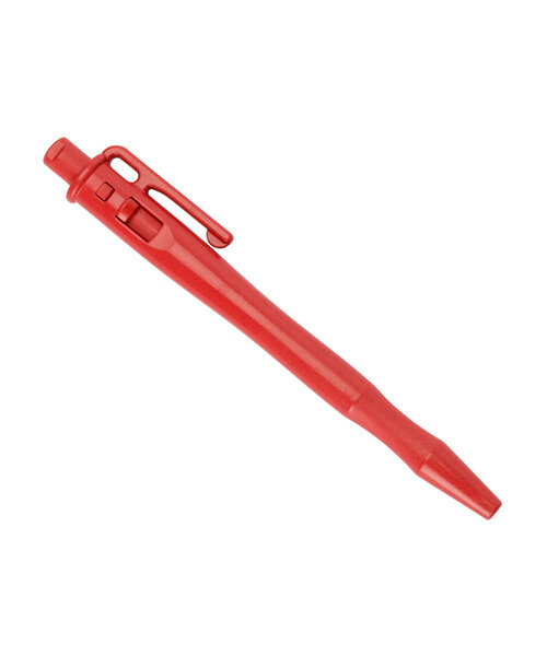 Retreeva  Stylo détectable, rétractable avec clip de poche et boucle pour cordon, rouge