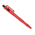 Retreeva  Detecteerbare pen, rectractable met pocketclip + lanyard loop, rood