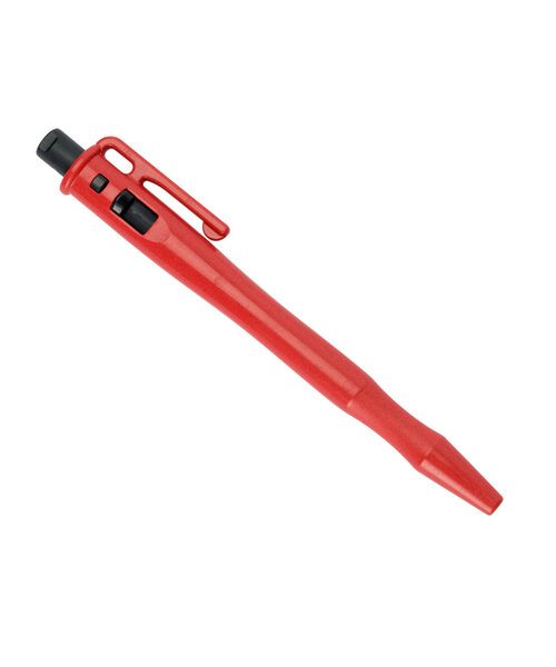Retreeva  Stylo détectable, rétractable avec clip de poche et boucle pour cordon, rouge