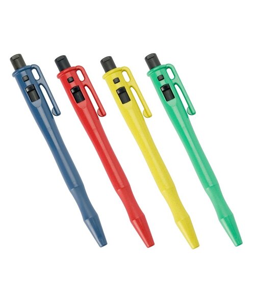 Retreeva  Stylo détectable, rétractable avec clip de poche et boucle pour cordon, jaune