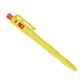 Retreeva  Stylo détectable, rétractable avec clip de poche et boucle pour cordon, jaune