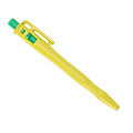 Retreeva  Stylo détectable, rétractable avec clip de poche et boucle pour cordon, jaune