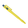 Retreeva  Stylo détectable, rétractable avec clip de poche et boucle pour cordon, jaune