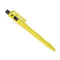 Retreeva  Stylo détectable, rétractable avec clip de poche et boucle pour cordon, jaune