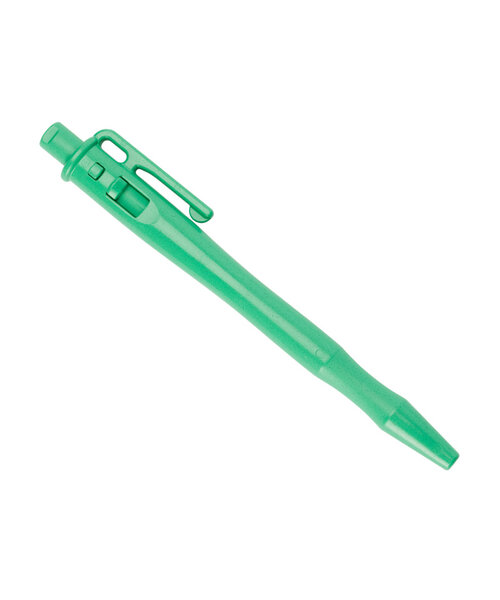 Retreeva  Stylo détectable, rétractable avec clip de poche et boucle pour cordon, vert