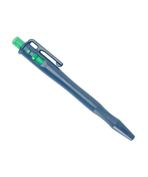 Retreeva  Detecteerbare pen, rectractable met pocketclip + lanyard loop, blauw