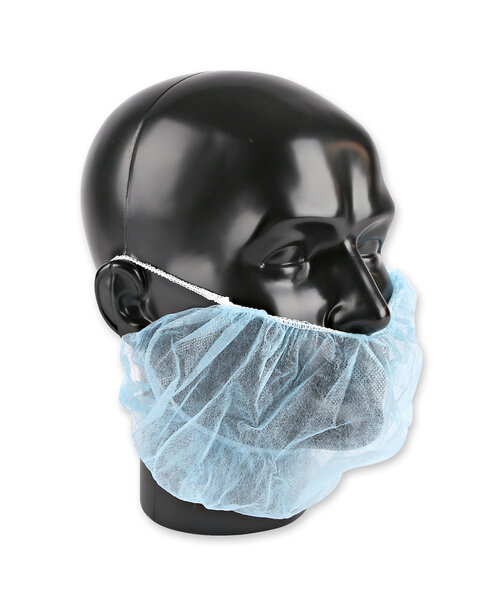 Care & Serve Baardmasker PP non-woven met 2 oorelastieken - blauw