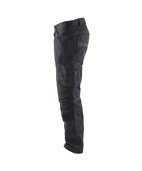 Blåkläder Blakläder 1495 pantalon de travail stretch, noir / modèle pour hommes