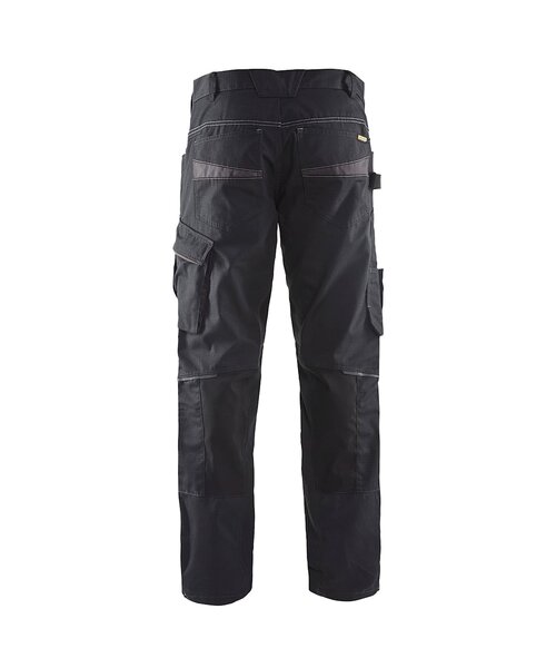 Blåkläder Blakläder 1495 pantalon de travail stretch, noir / modèle pour hommes