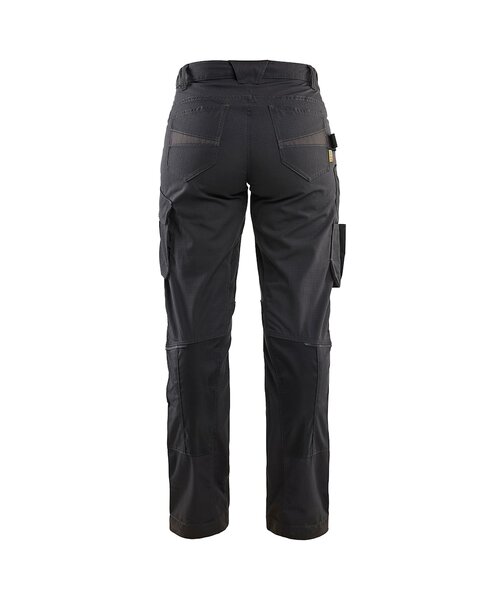 Blåkläder Blakläder 7195 pantalon de travail stretch, noir / modèle pour femmes
