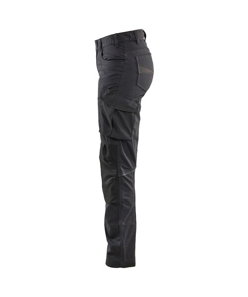 Blåkläder Blakläder 7195 pantalon de travail stretch, noir / modèle pour femmes