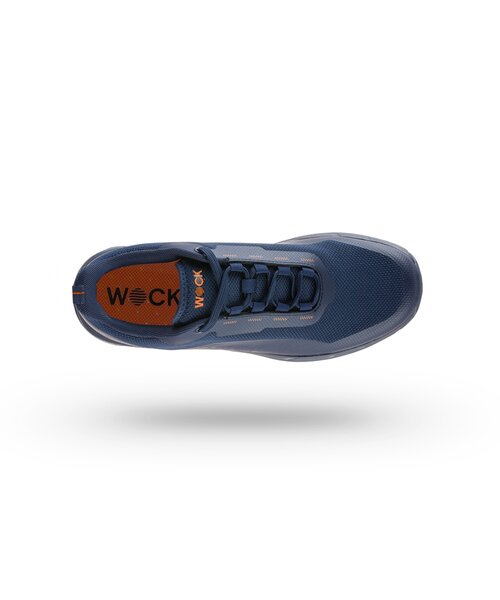 WOCK REBLAST 03 werksneaker - marineblauw